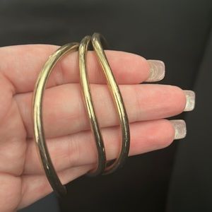 3 gold bangles